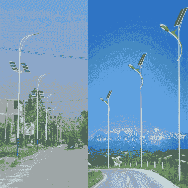 村路太陽能路燈廣場小區(qū)庭院公園照明質(zhì)量合格