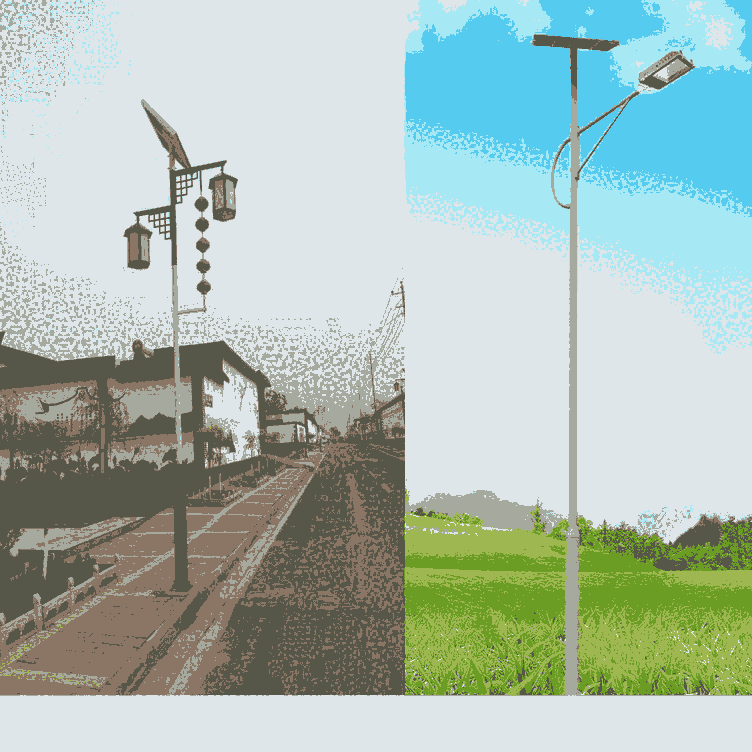 太陽能路燈6米村用路燈款式新穎成套批發(fā)